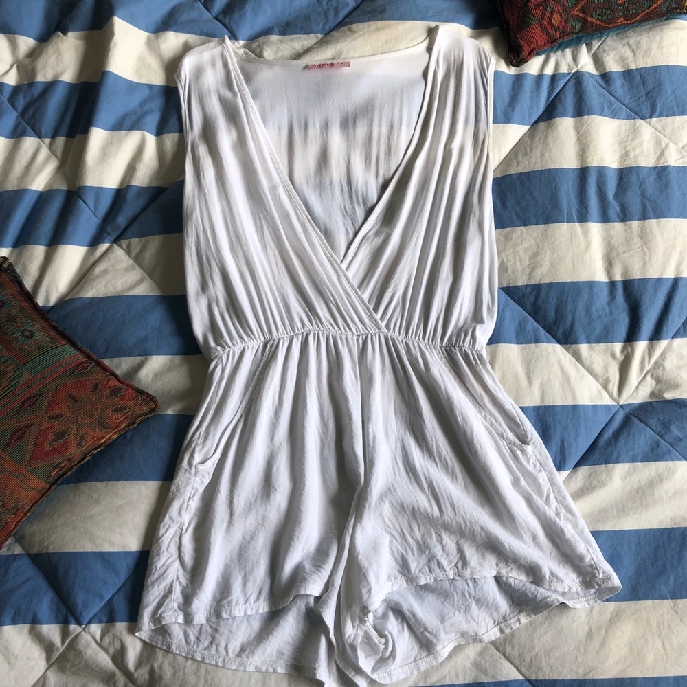 Beach Romper with Pockets